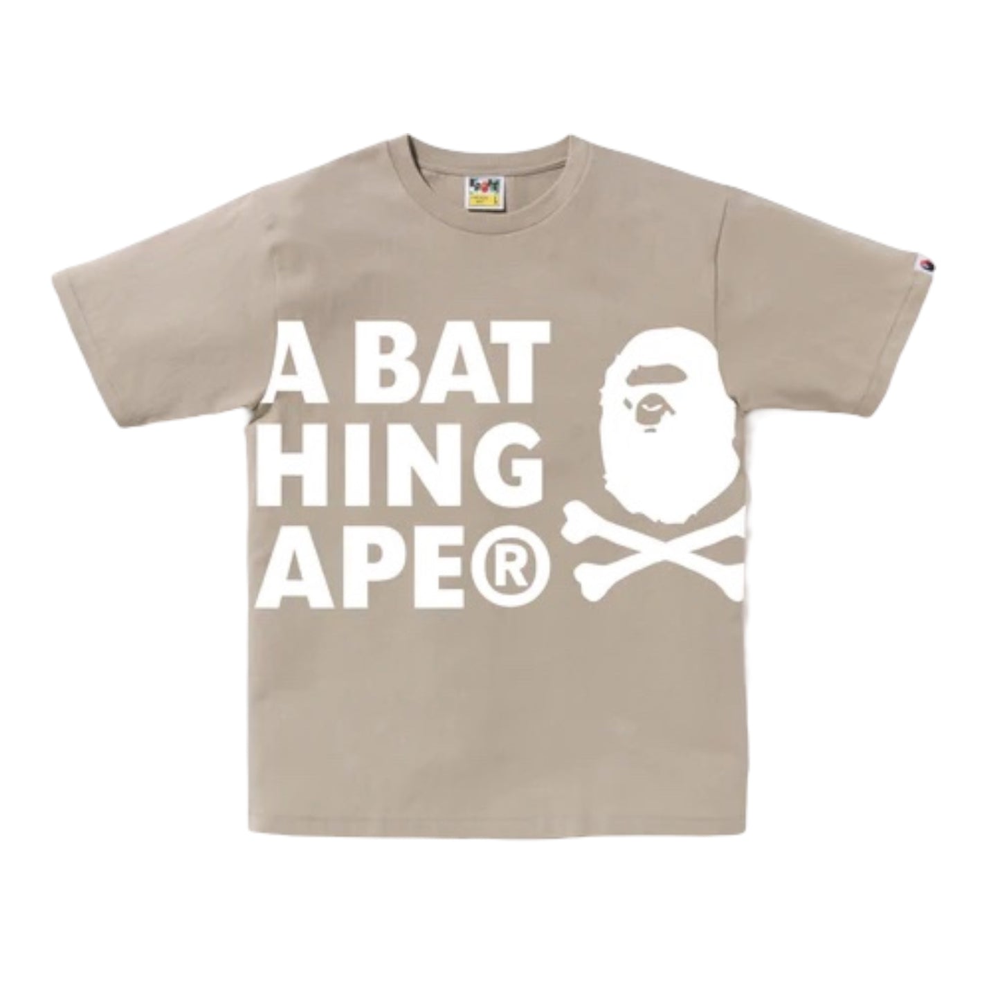Bathing Ape Crossbone Beige Tee