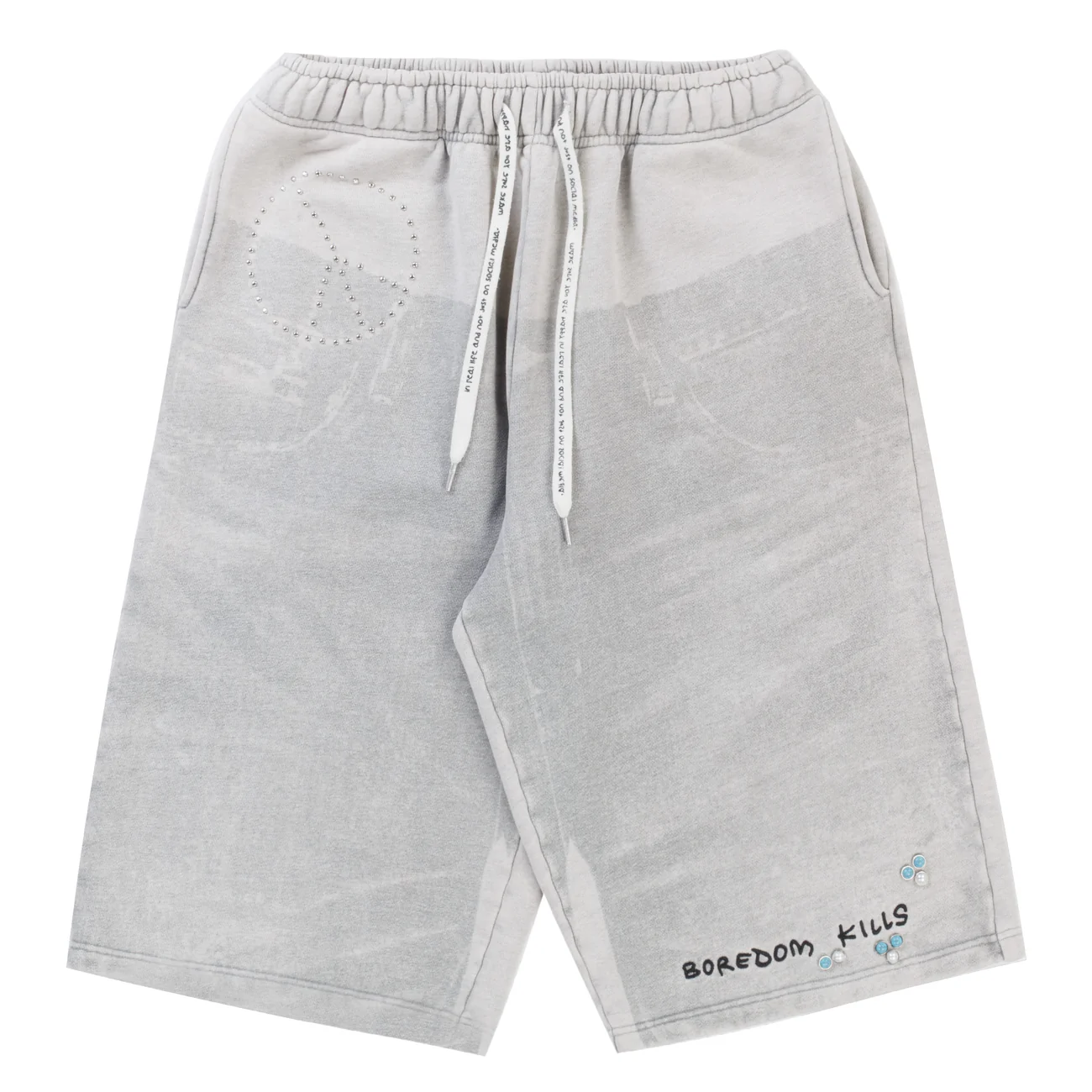 Boredom Kills BK Denim Sweatshorts