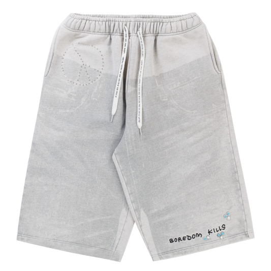 Boredom Kills BK Denim Sweatshorts