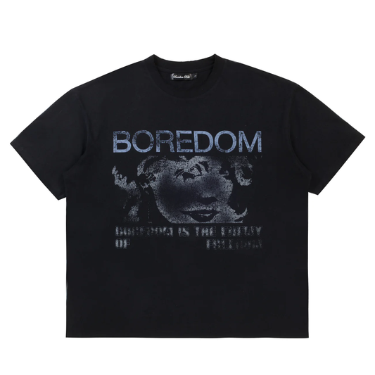 Boredom Kills Enemy Black Tee