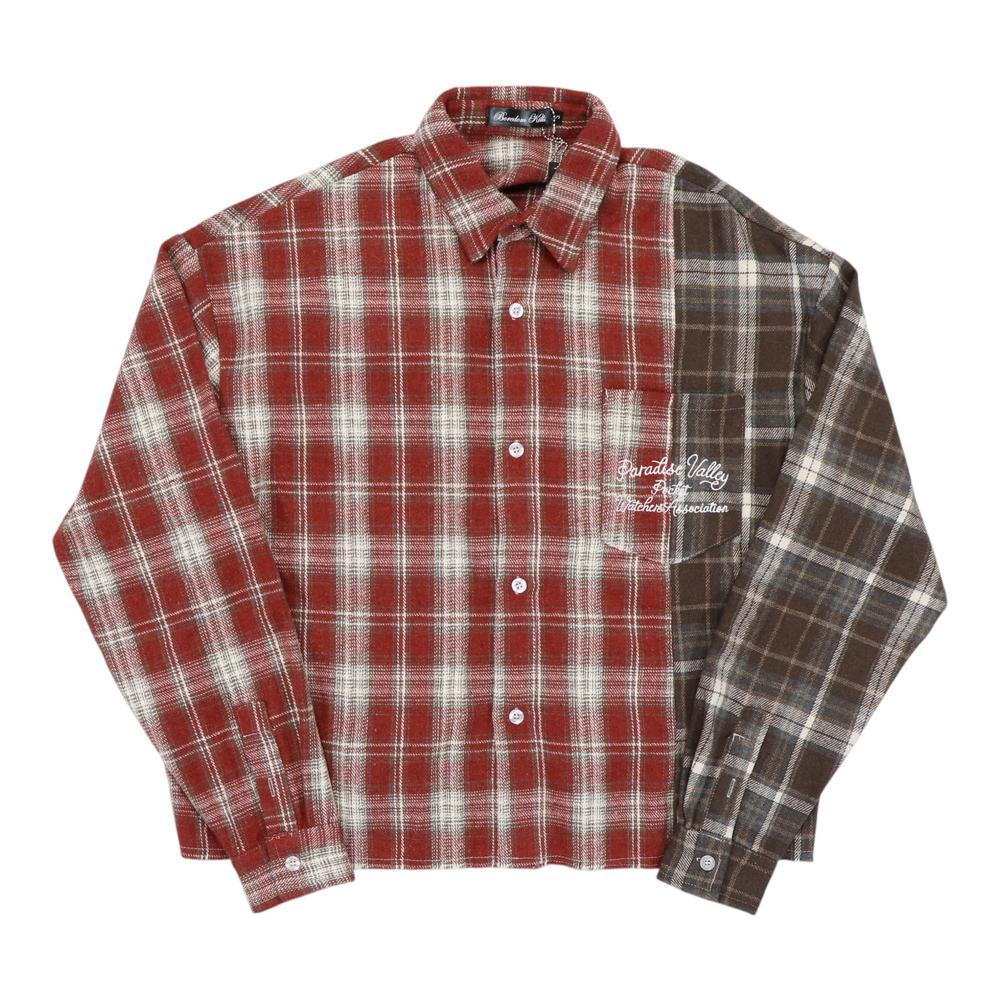 Boredom Kills Paradise Valley Red Flannel Shirt