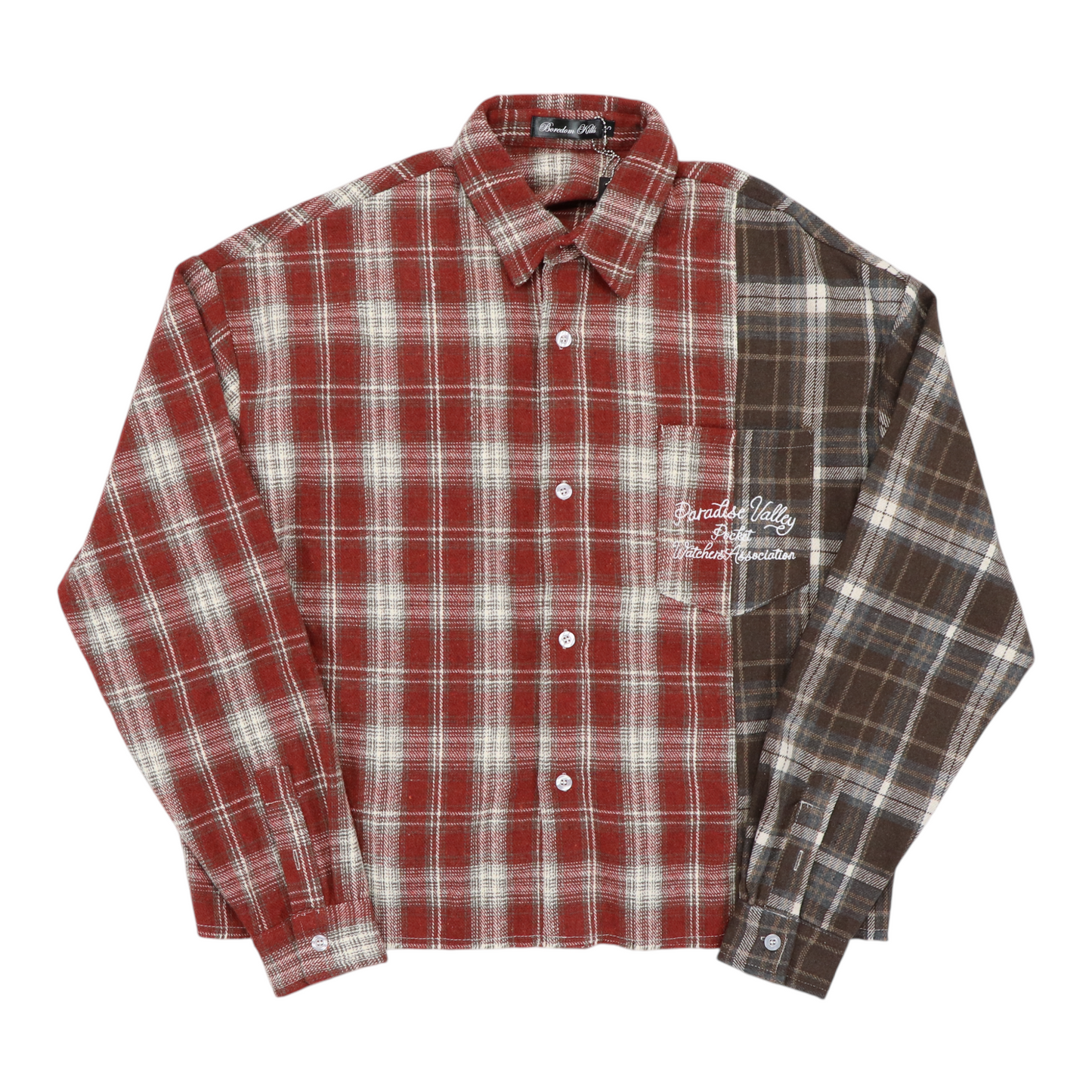 Boredom Kills Paradise Valley Red Flannel Shirt
