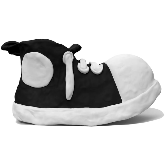 Bravest Studios Clay Shoe Black/White