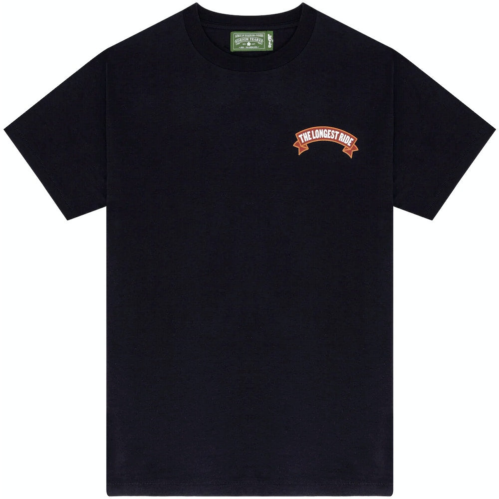 Denim Tears Longest Ride Black Tee