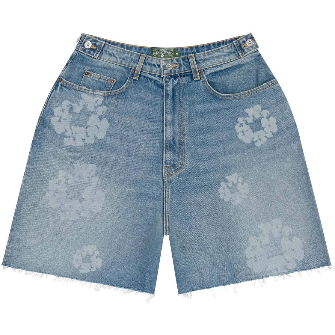 Denim Tears Laser Wreath Denim Shorts