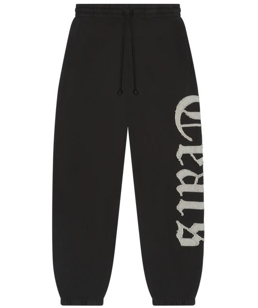 Denim Tears Tears Cut Out Charcoal Sweatpants