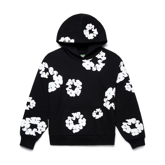 Denim Tears The Cotton Wreath Black Hoodie