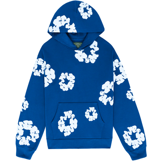 Denim Tears The Cotton Wreath Blue Hoodie