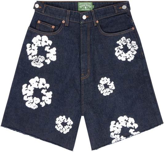 Denim Tears The Cotton Wreath Selvedge Jean Shorts