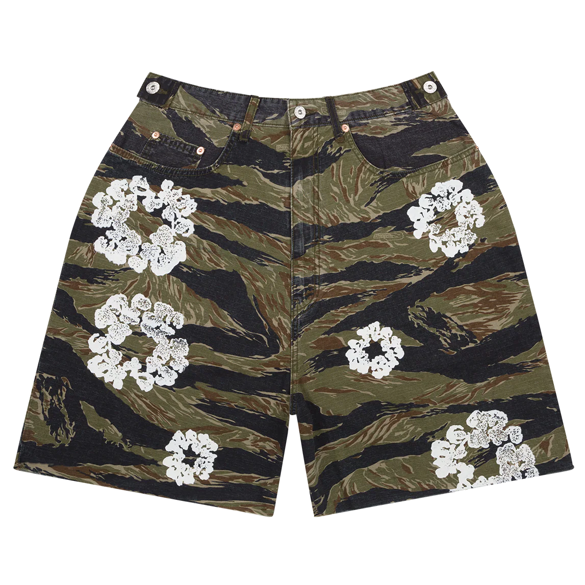 Denim Tears The Cotton Wreath Tiger Camo Shorts