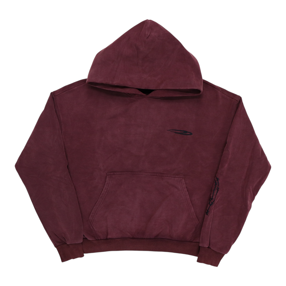Ditch Athletic Barbed Crimson Red Hoodie