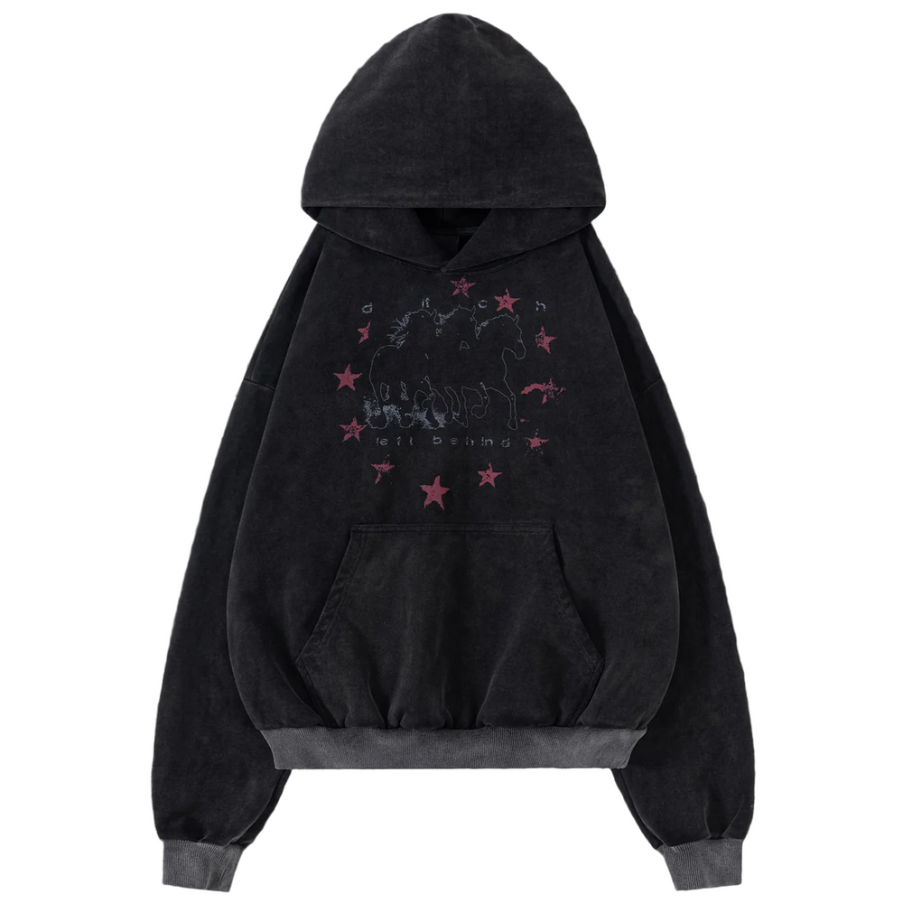 Ditch Pony Black Hoodie
