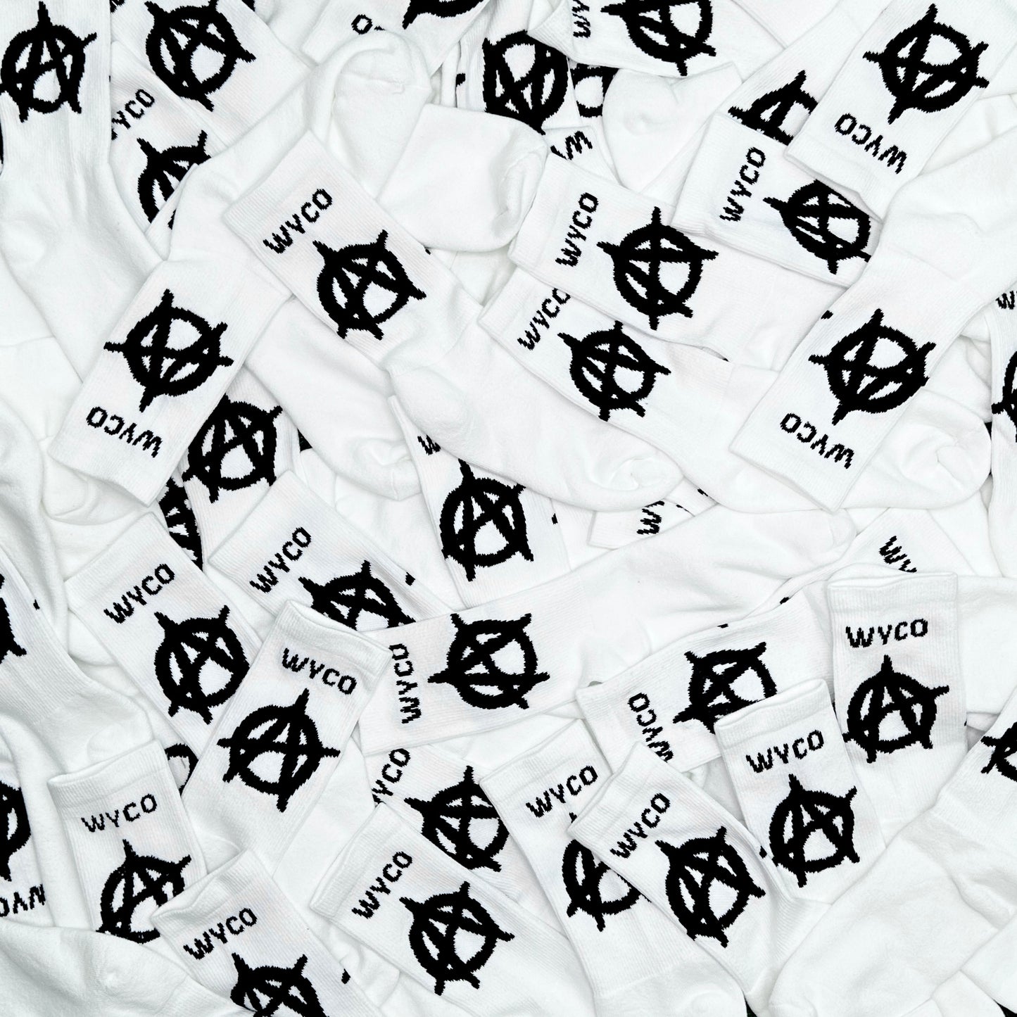 WyCo Vintage Black Anarchy Socks