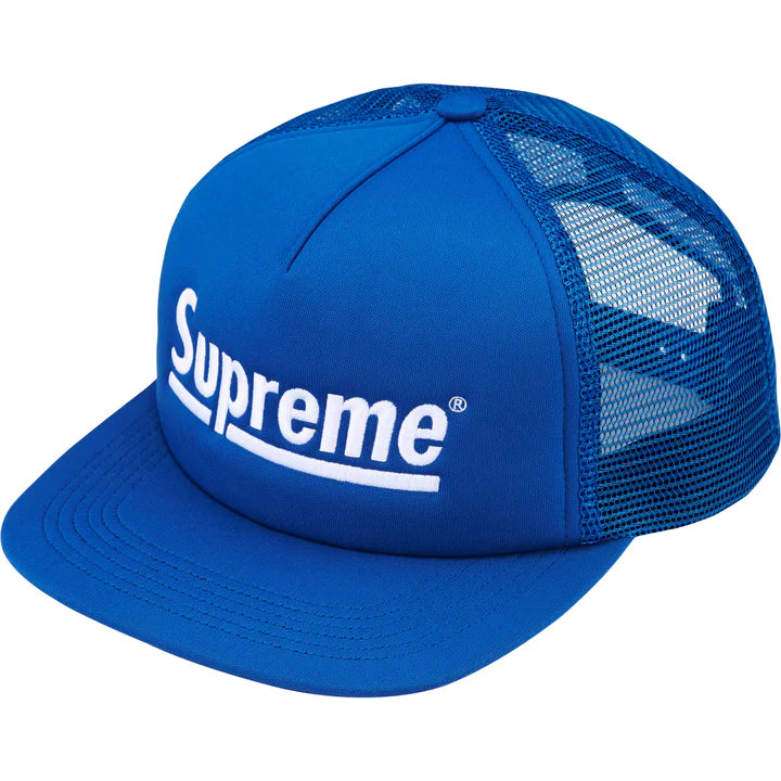 Supreme Underline Mesh Light Royal Blue 5 Panel Hat