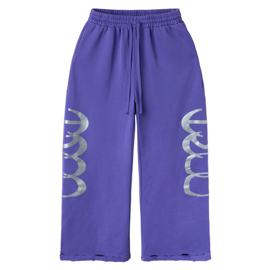 HMDD Galaxy Radar Purple Sweatpants