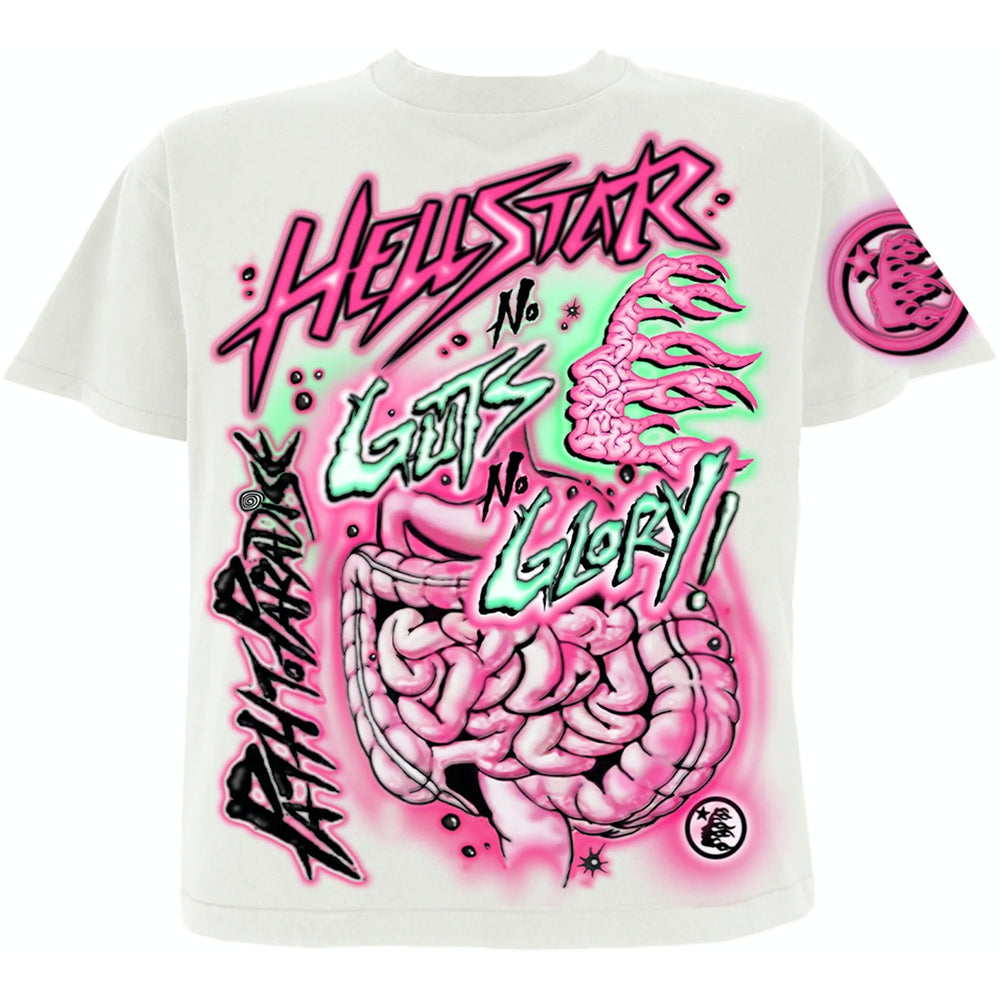 Hellstar No Guts No Glory White Tee
