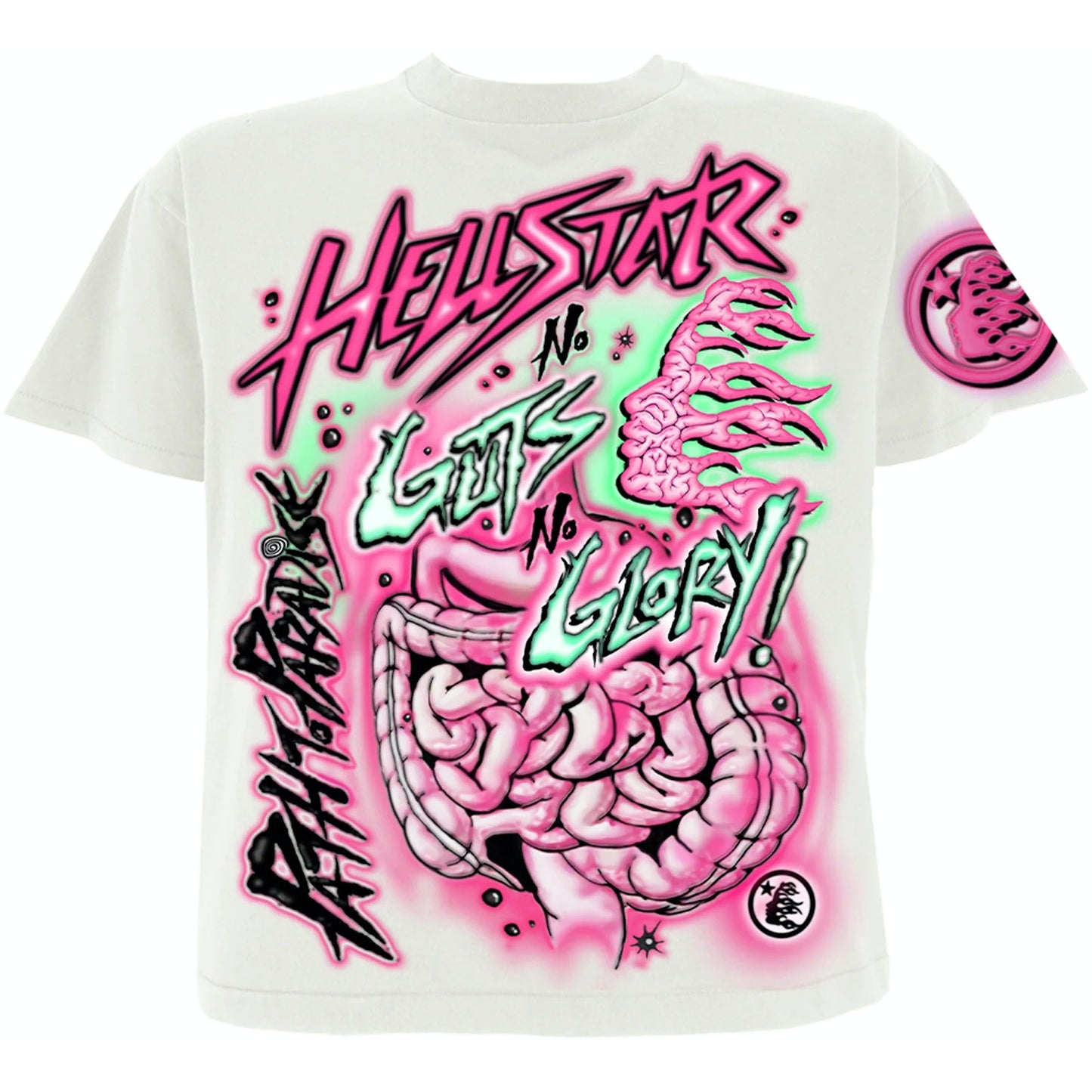 Hellstar No Guts No Glory White Tee