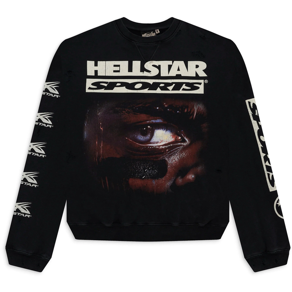 Hellstar 96' Black Crewneck Sweatshirt