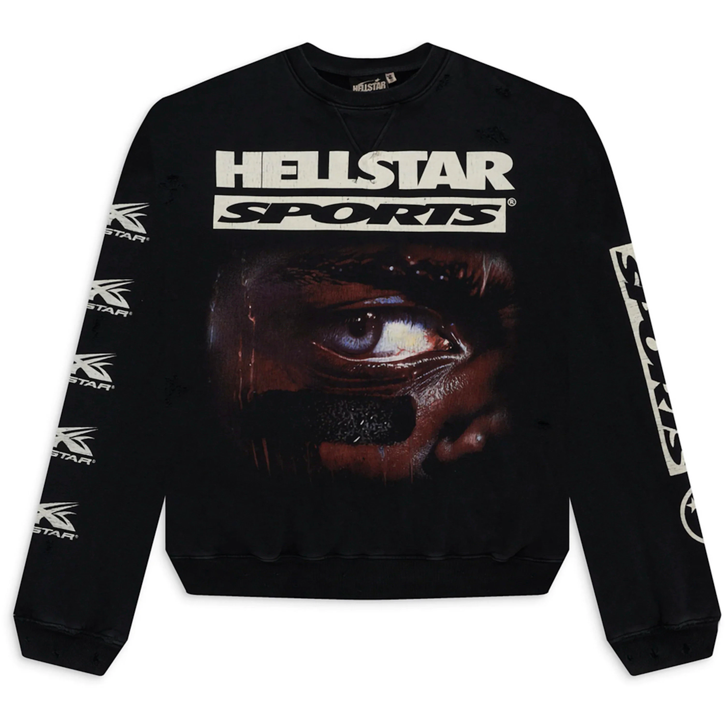 Hellstar 96' Black Crewneck Sweatshirt