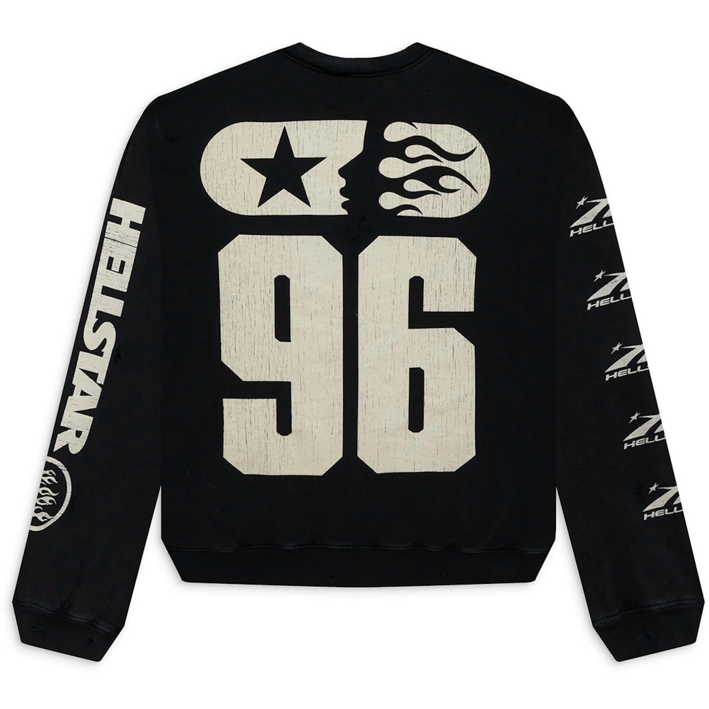 Hellstar 96' Black Crewneck Sweatshirt