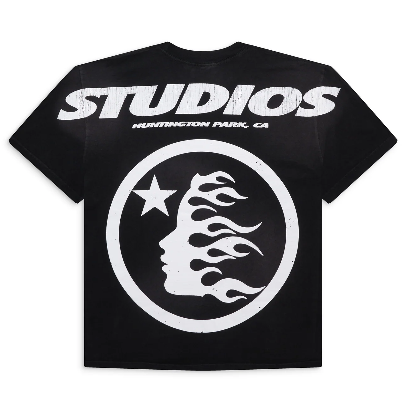 Hellstar Studios Cartoon Logo Black/Yellow Tee