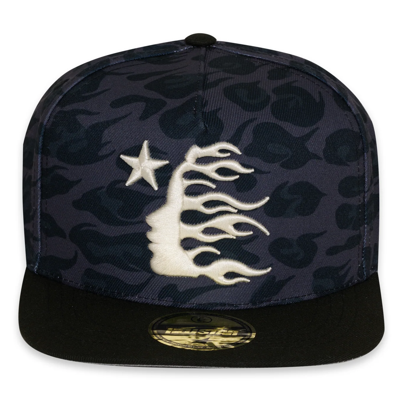 Hellstar Cheetah Print Black Snapback Hat - WyCo Vintage, Kansas Hellstar Cheetah Print Black Snapback Hat - WyCo Vintage, Kansas