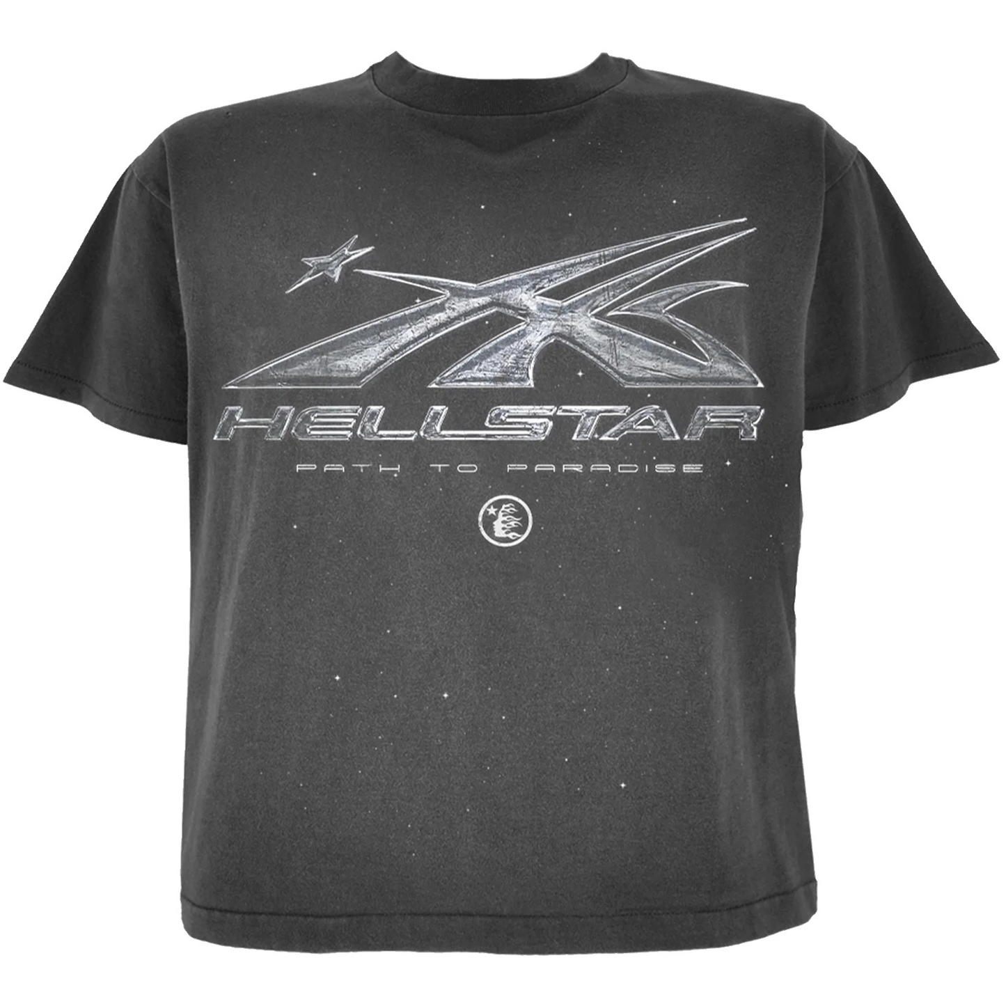 Hellstar Chrome Logo Black Tee