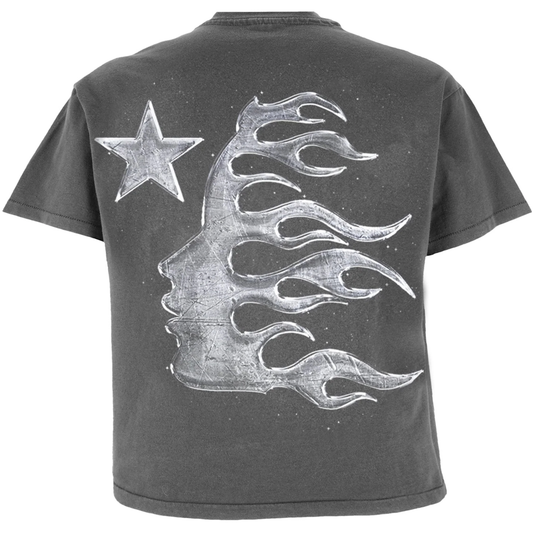 Hellstar Chrome Logo Black Tee