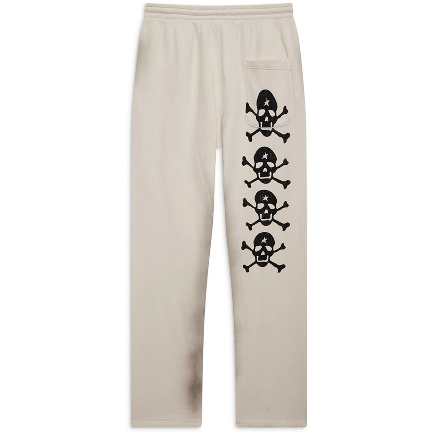 Hellstar If You Dont Like Us Beat Us White Sweatpants