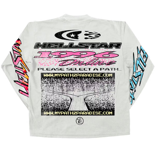Hellstar Pixel L/S White Tee