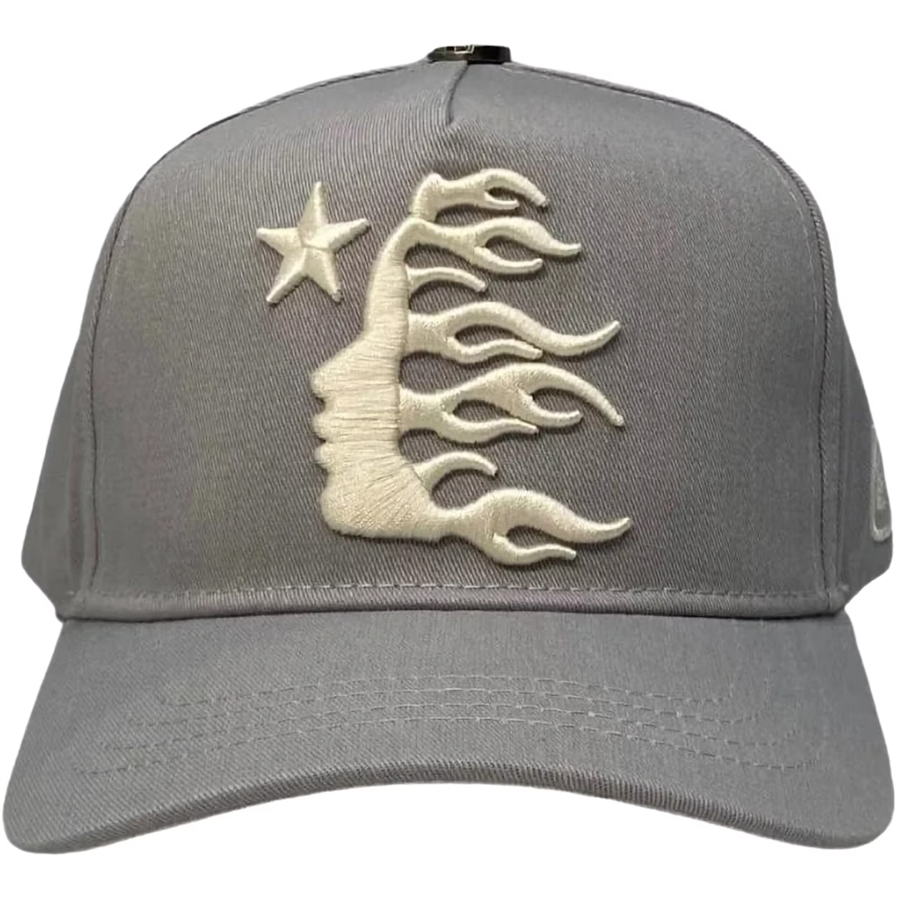 Hellstar OG Logo Grey Snapback Hat