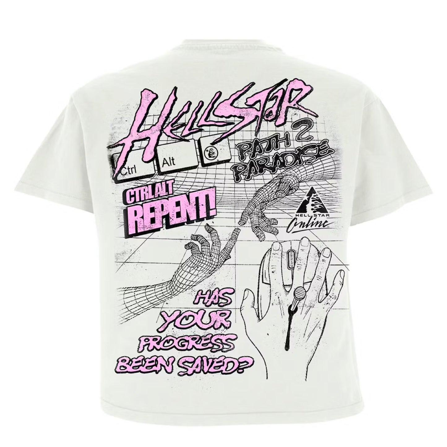 Hellstar Online White Tee