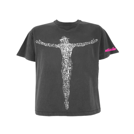 Hellstar Qr Christ Black Tee