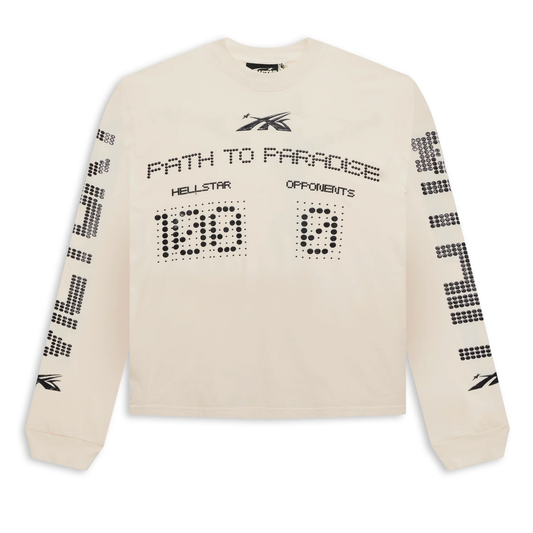 Hellstar Scoreboard L/S White Shirt