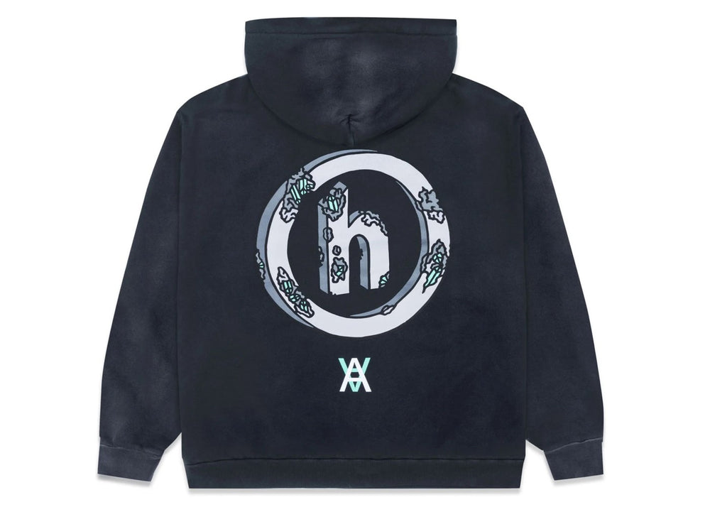 Hidden NY Eroded Black Hoodie