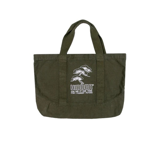 Hidden Bonsai Olive Tote Bag