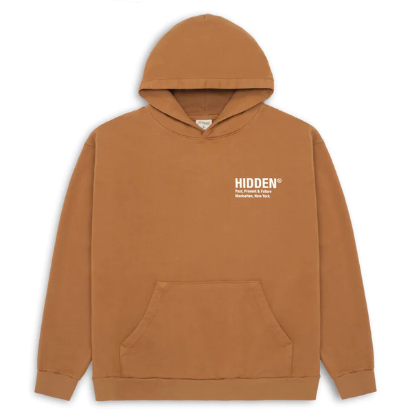 Hidden Classic Logo Khaki Hoodie