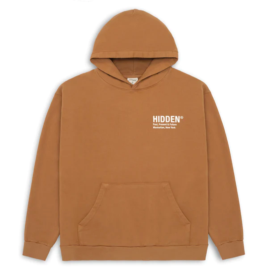 Hidden Classic Logo Khaki Hoodie