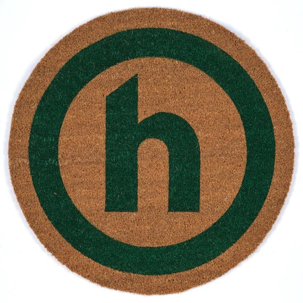 Hidden NY H Circle Doormat
