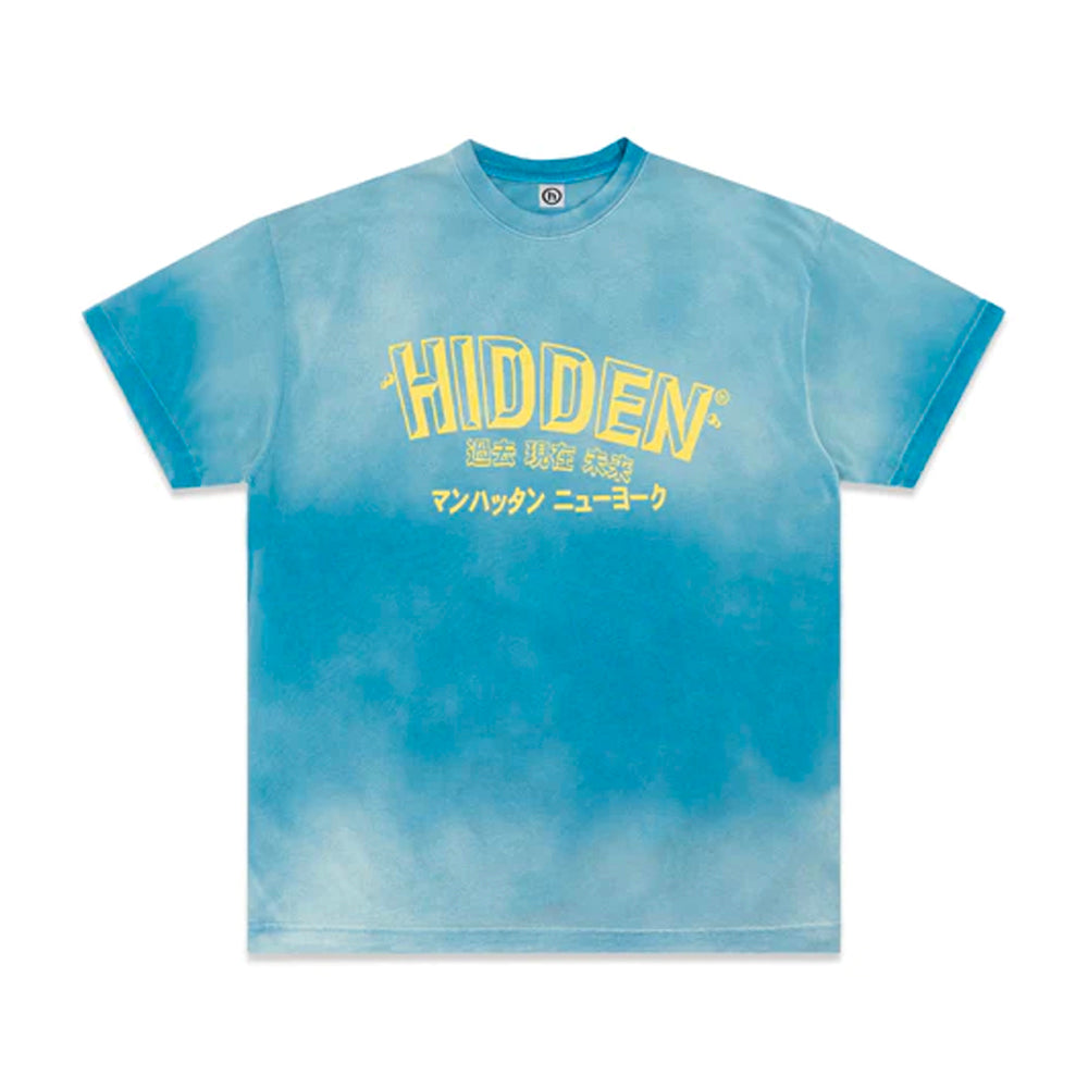 Hidden NY Wavy 3D Vintage Block Bright Navy Tee – WyCo Vintage