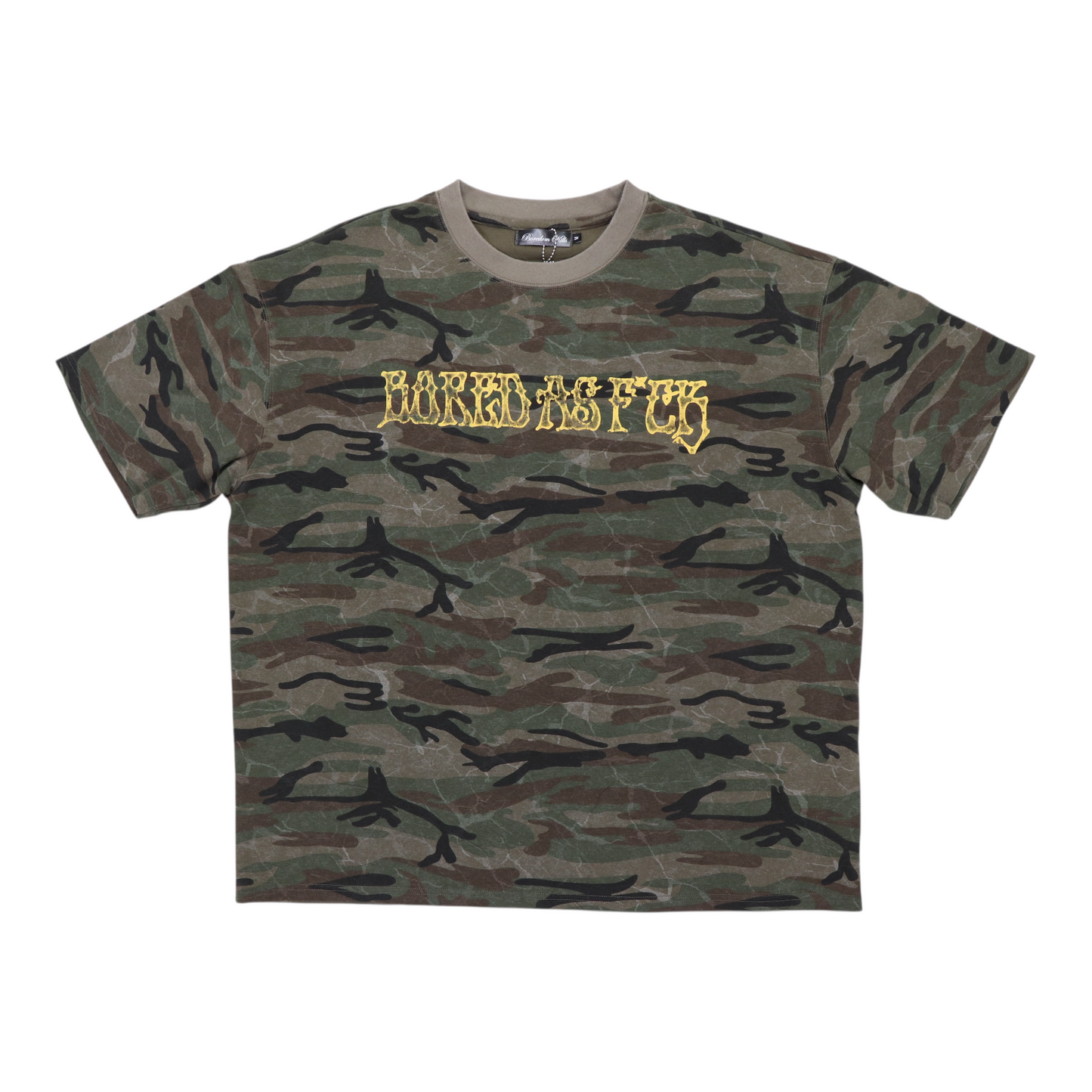 Boredom Kills Bored As Fuck Camo Tee