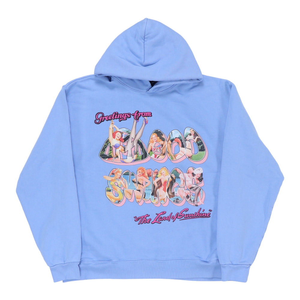 Mood Swings Not In The Mood Light Blue Hoodie