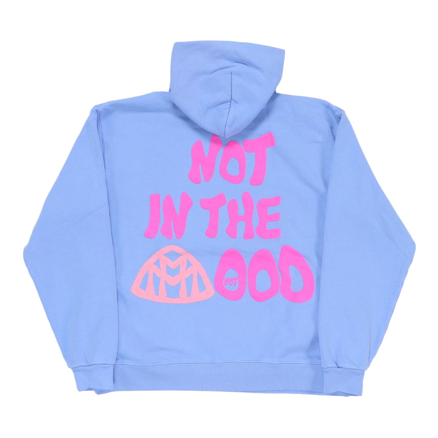 Mood Swings Not In The Mood Light Blue Hoodie