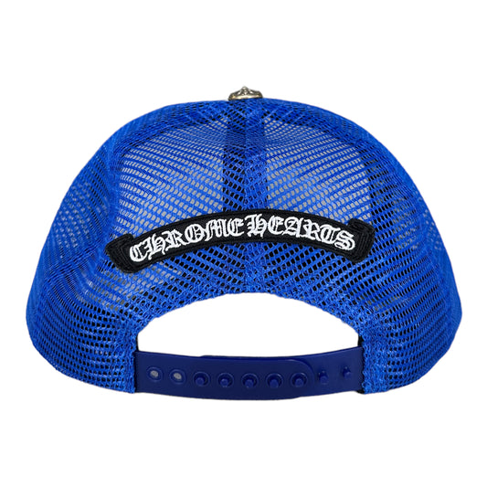 Chrome Hearts Multi Color Crosses Blue/White Trucker Hat