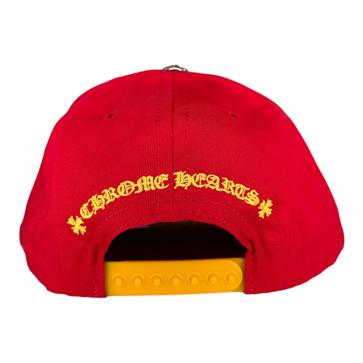 Chrome Hearts CH Silver Button Red/Yellow Hat