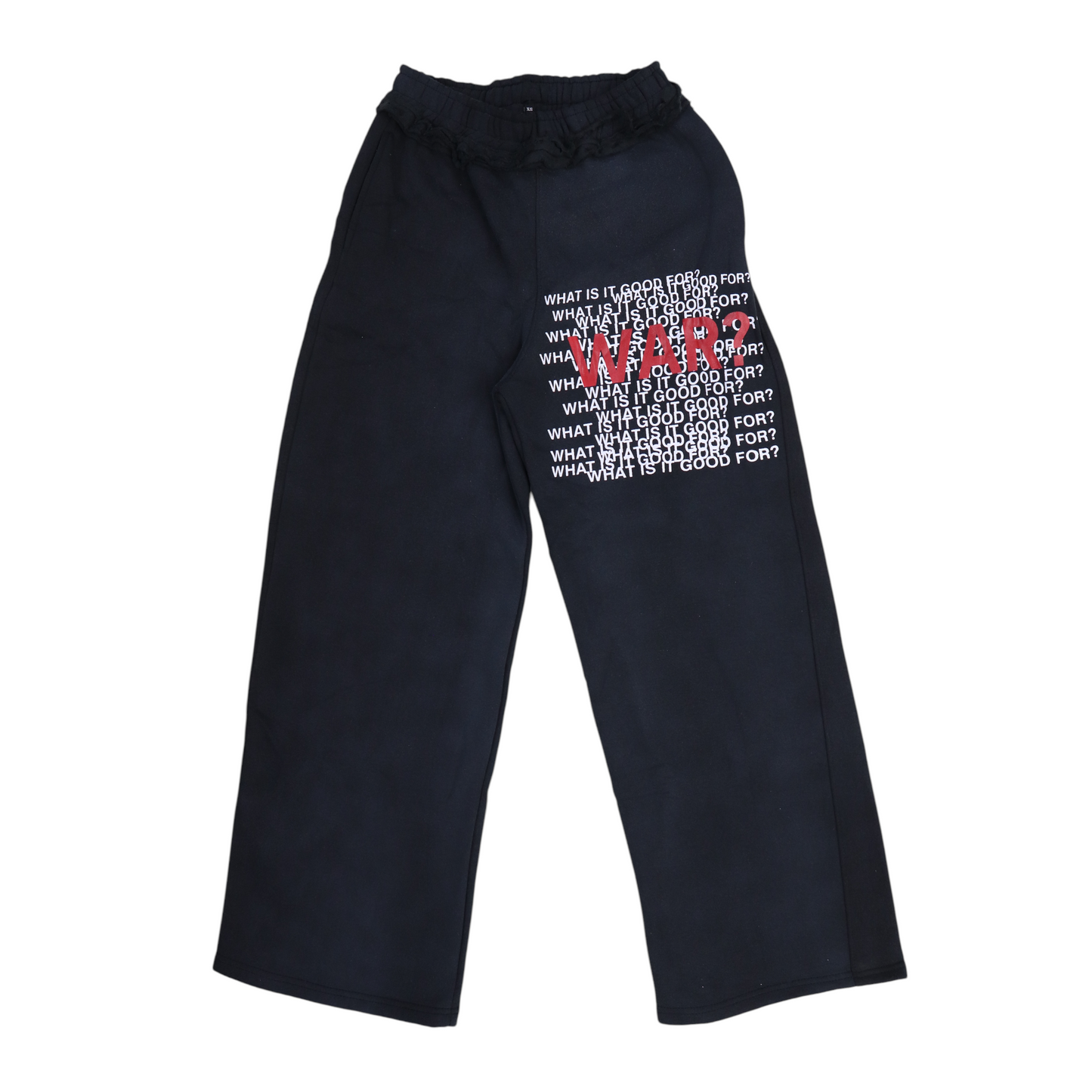 Imperil Vestures War? Black Sweatpants