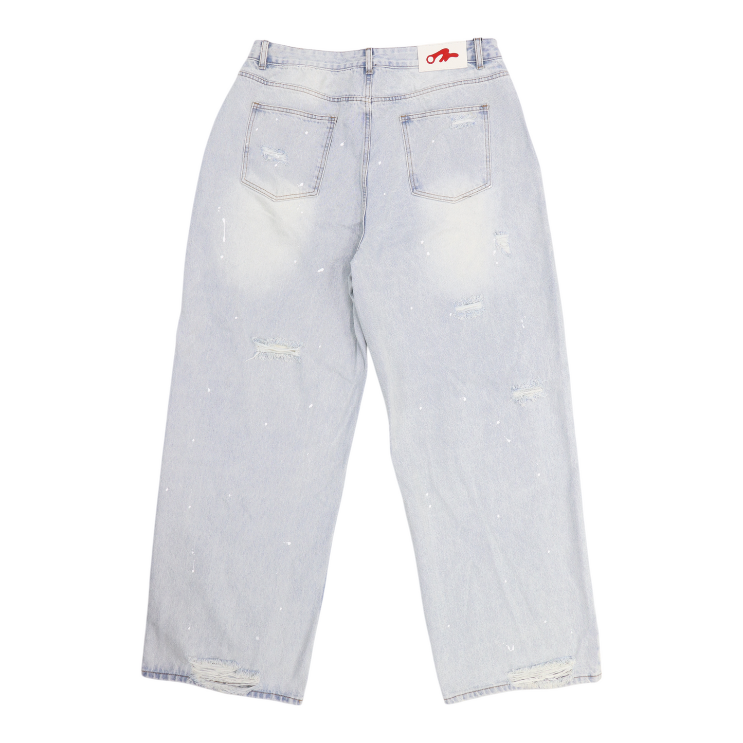 OTW Paint Splatter Light Wash Denim