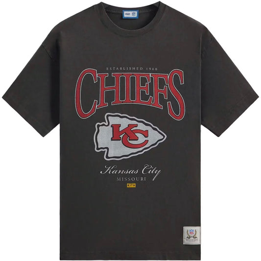 Kith x Kansas City Chiefs Vintage Black Tee