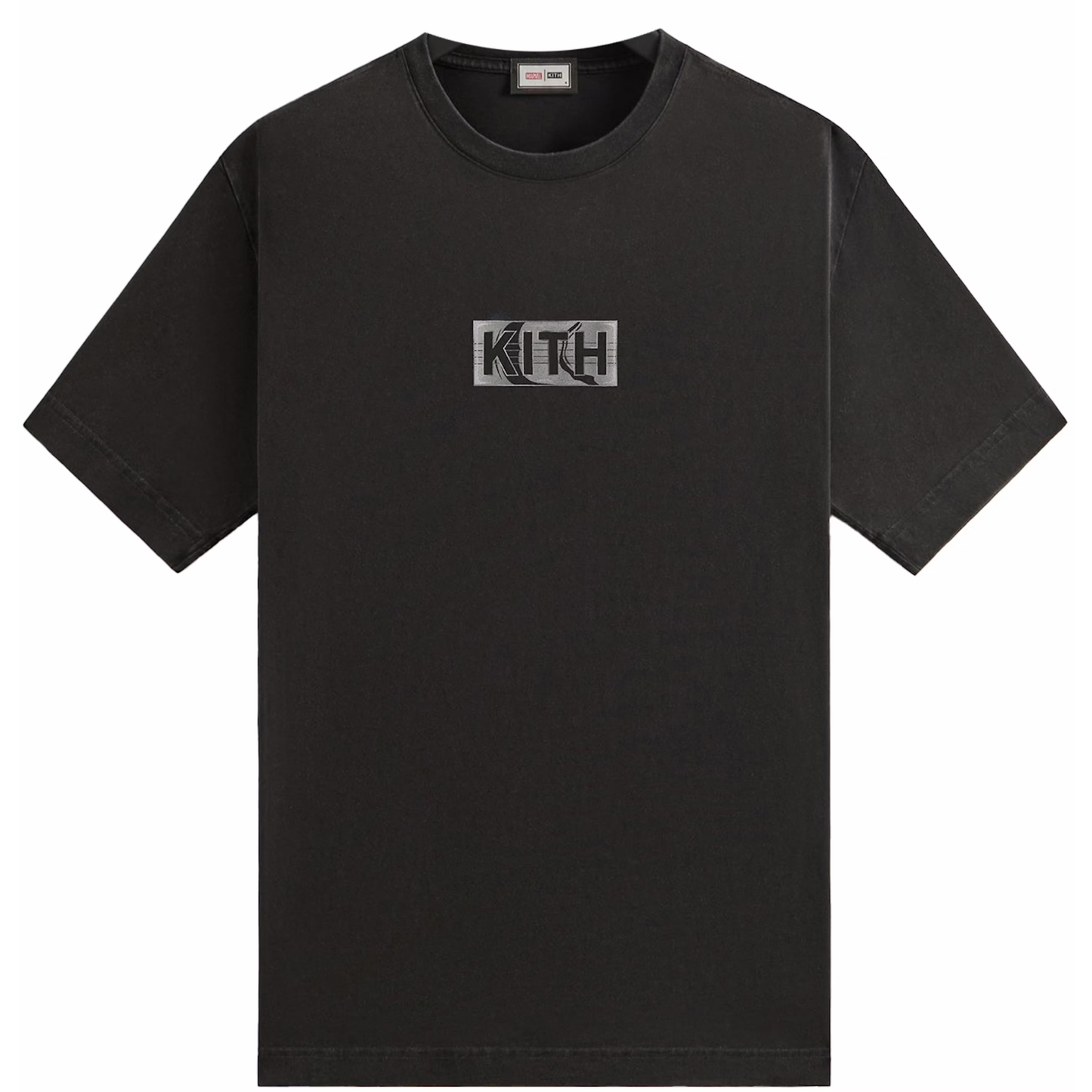 Kith x Marvel Silver Surfer Vintage Black Tee