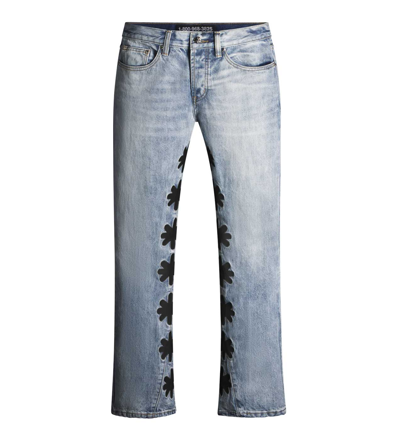 Lost Shdws Light Denim Black Pant